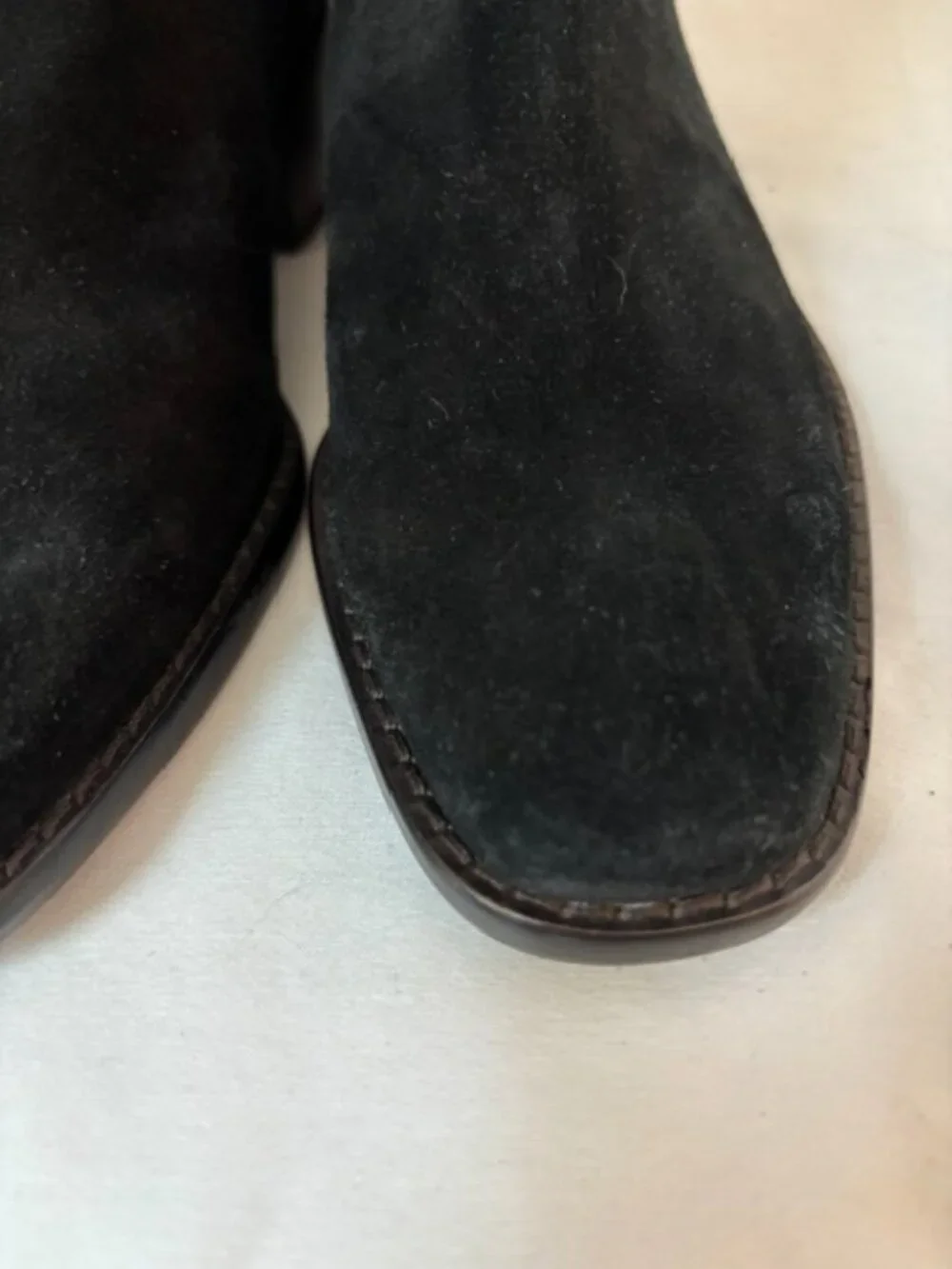 Sam Edelman Women's Bronson Black Suede Chelsea Bootie Size 6M